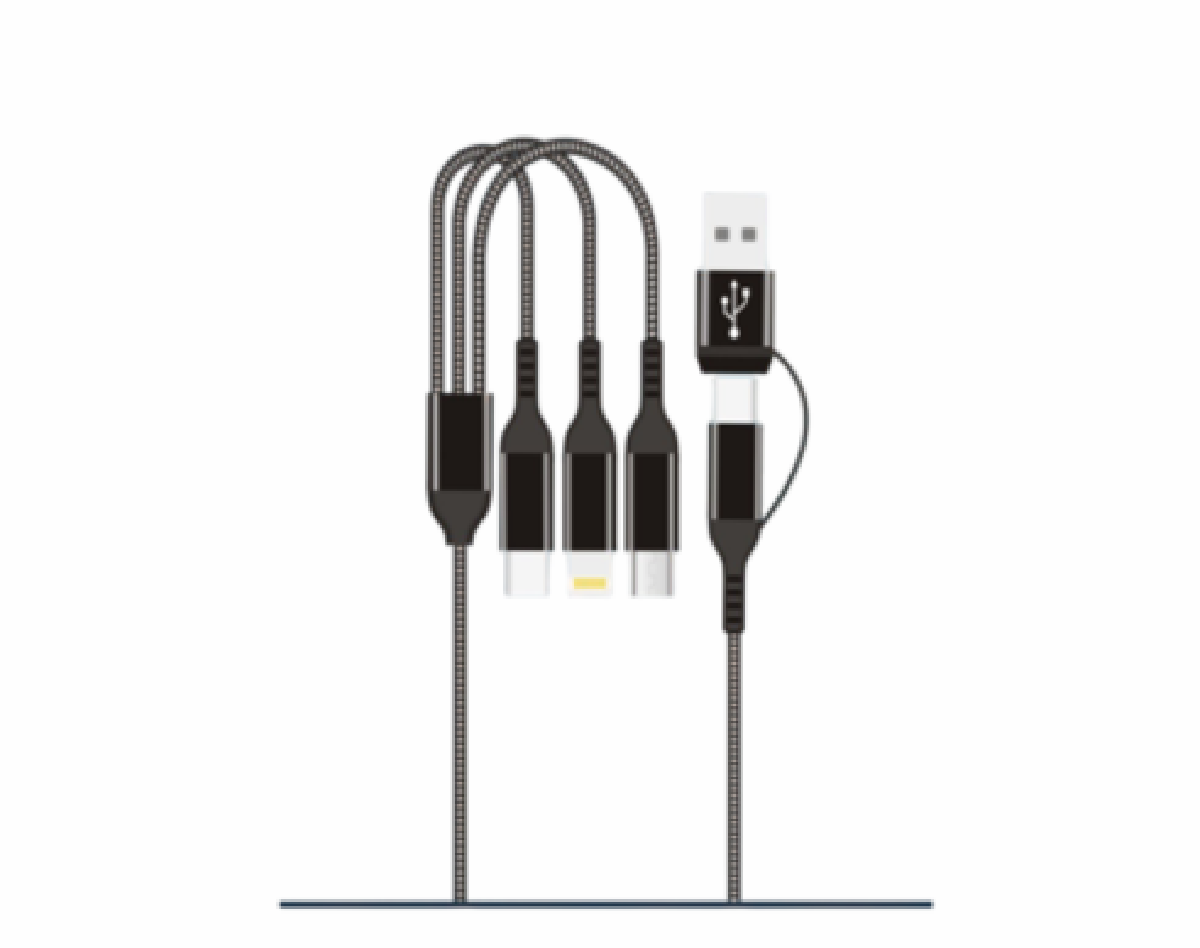 HEPU ŞARJ KABLOSU HP-13 U-3IN1