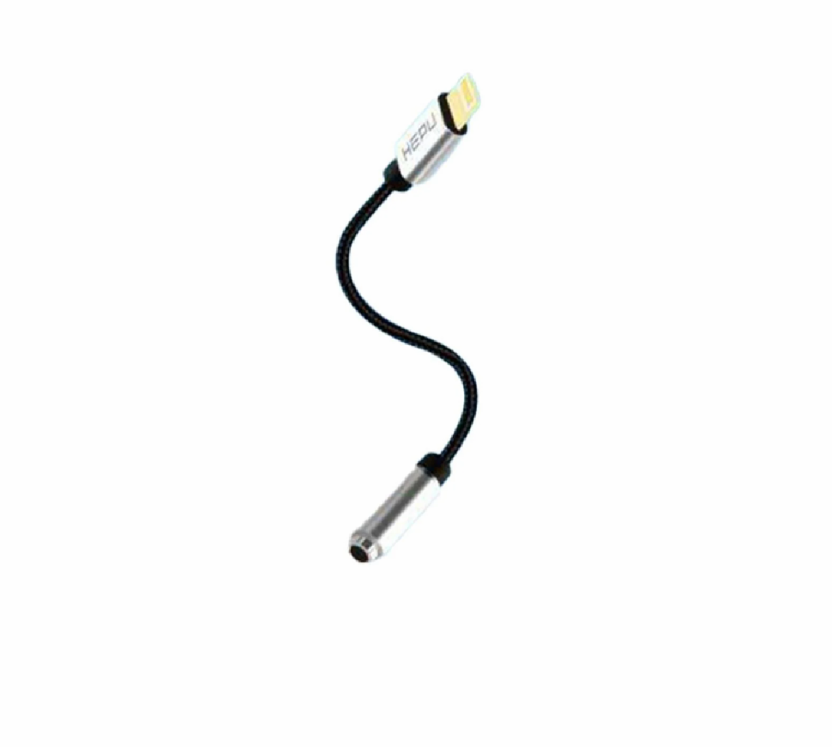 HEPU HP-19 iOS AUX Dönüştürücü – Lightning Girişli iPhone iPad için Ses Adaptörü (30 cm)