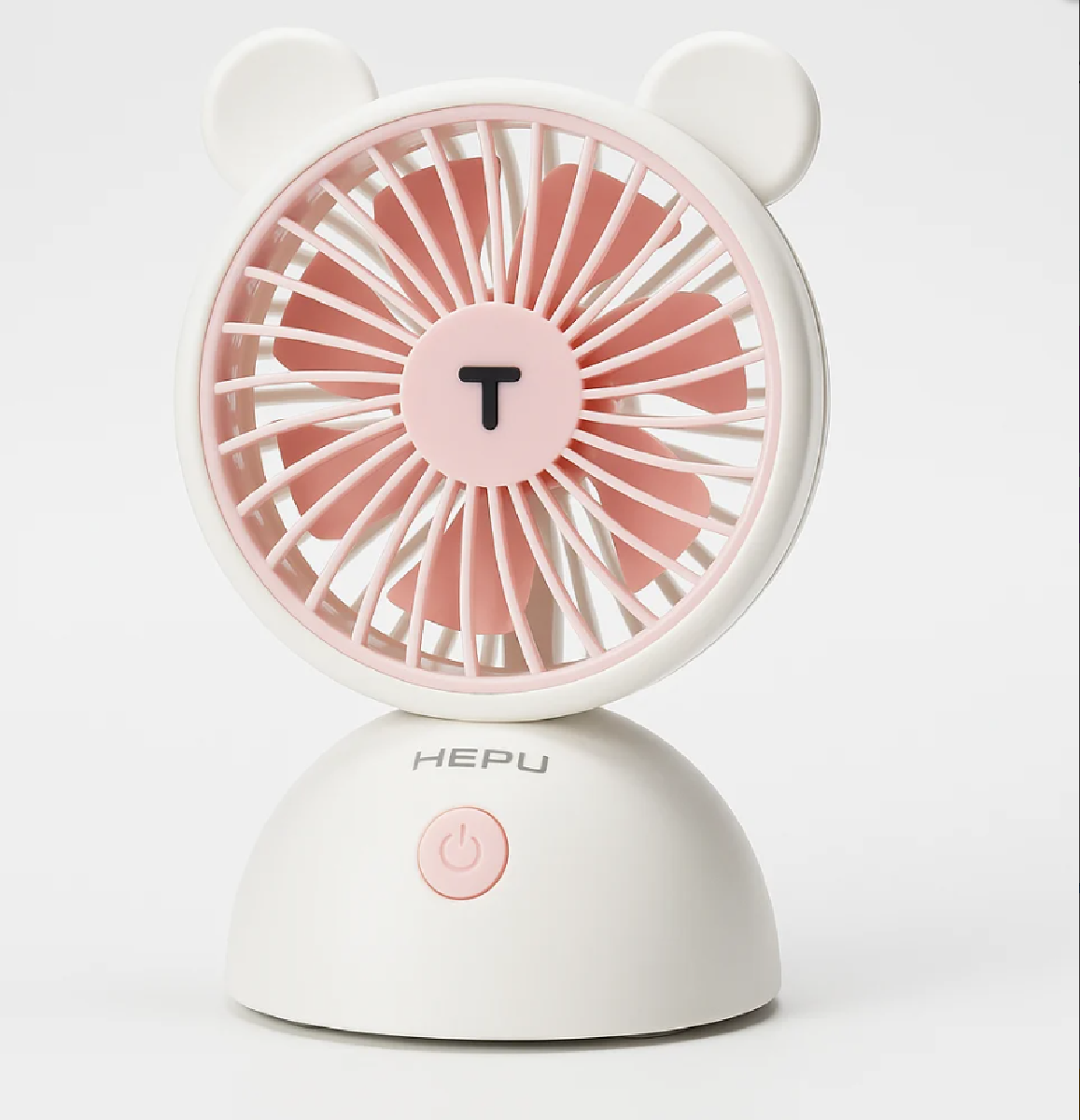 HEPU HP-F23 USB Şarjlı Sessiz Çalışan Masaüstü Mini Fan – Figürlü