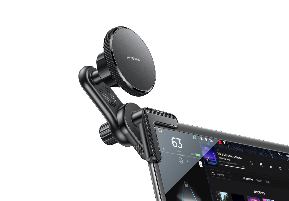 HEPU HP-A38 MagSafe Araç Tutucu – Güçlü Mıknatıs, 360° Dönebilen Başlık, Multimedya Ekranlara Uyumlu