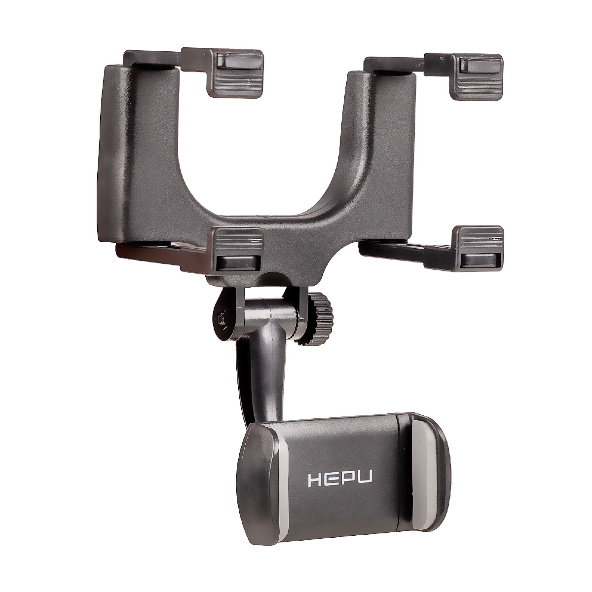 HEPU HP-A16 Dikiz Aynasına Takılan Araç İçi Telefon Tutucu – 360° Ayarlı + Yaylı Kavrama