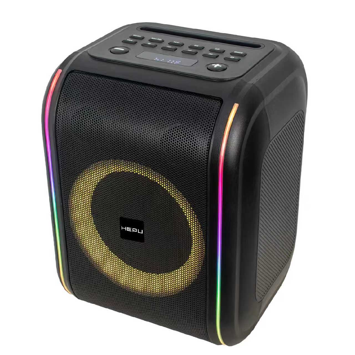 HEPU HP-988 Titan Series Taşınabilir Bluetooth Hoparlör – 8” Hoparlör, RMS 30W, Extra Bass, TWS Destekli