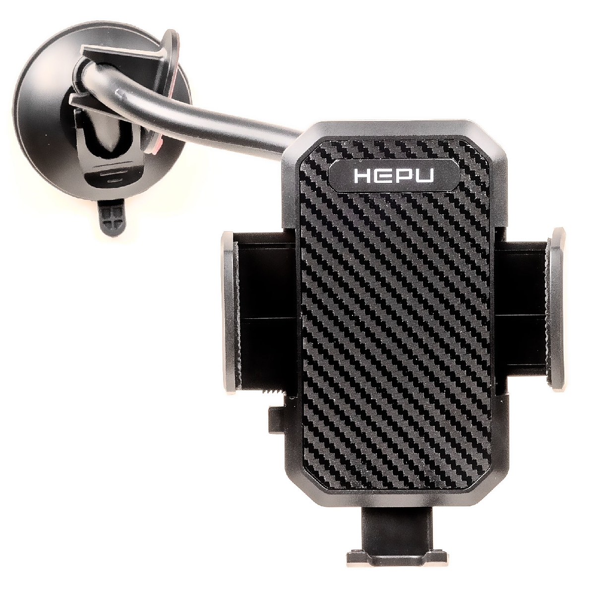 HEPU HP-A06 Uzun Cam Mesafeli Araçlar İçin Esnek Kollu Vakumlu Telefon Tutucu